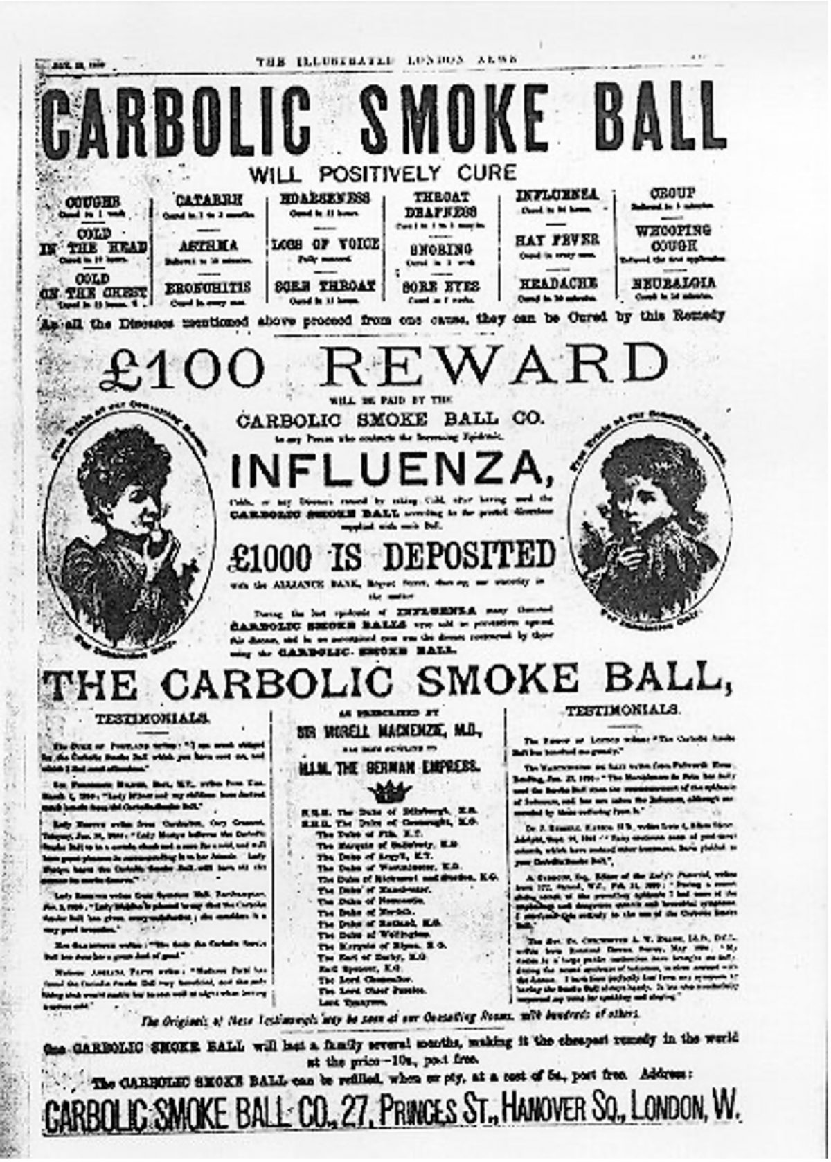 Carlill v Carbolic Smoke Ball Company [1892] EWCA Civ 1 - Griffin Law